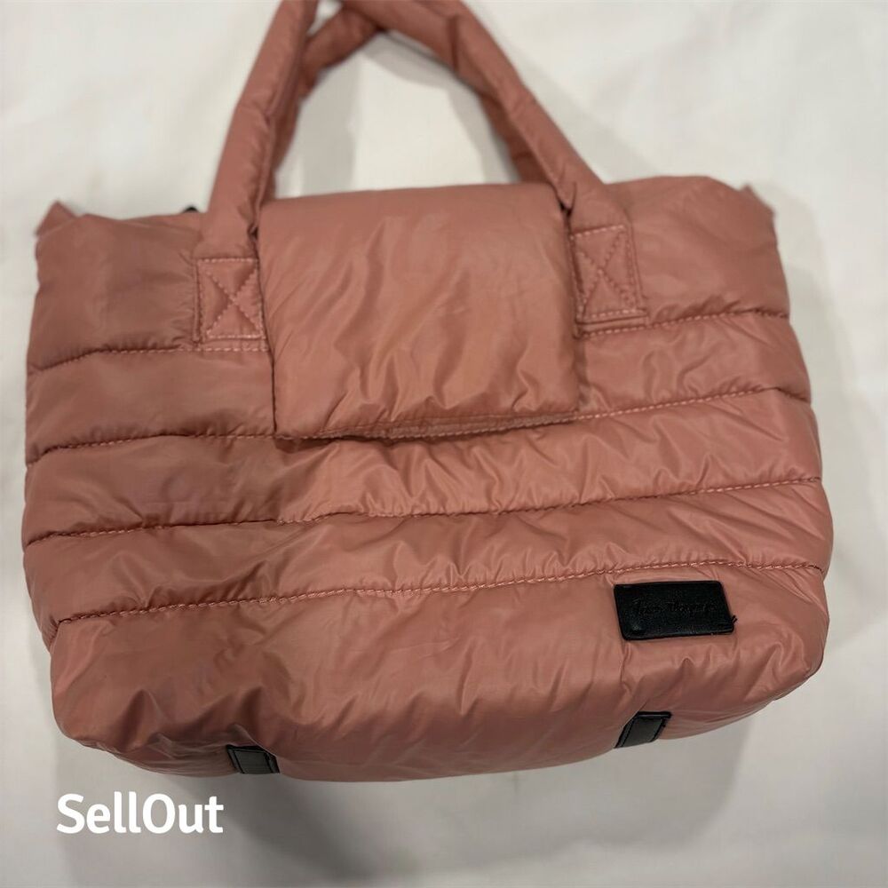 7 A.M. Enfant Pink Everyday Tote Bag with Pockets